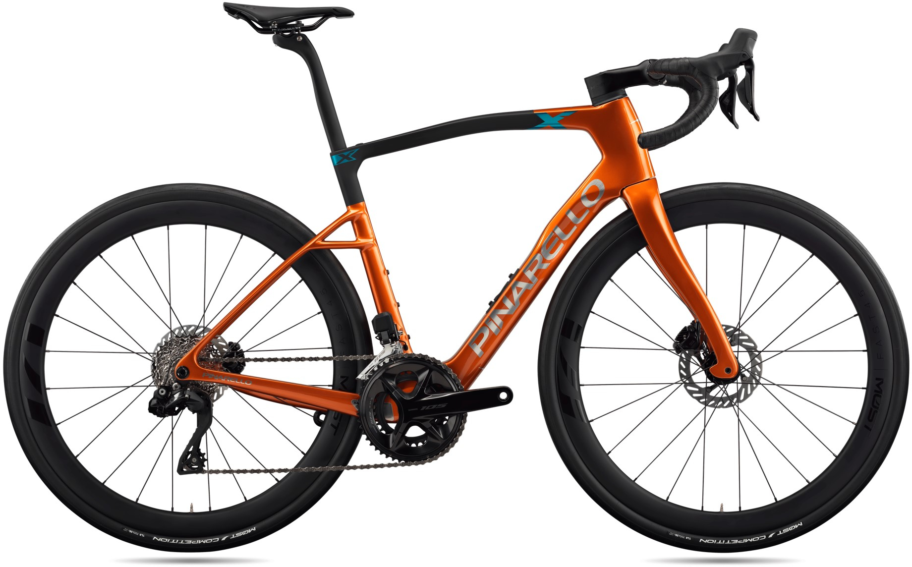 2026 PINARELLO X5 DISC 105 Di2 MOST CARBON WHEELS 53cm