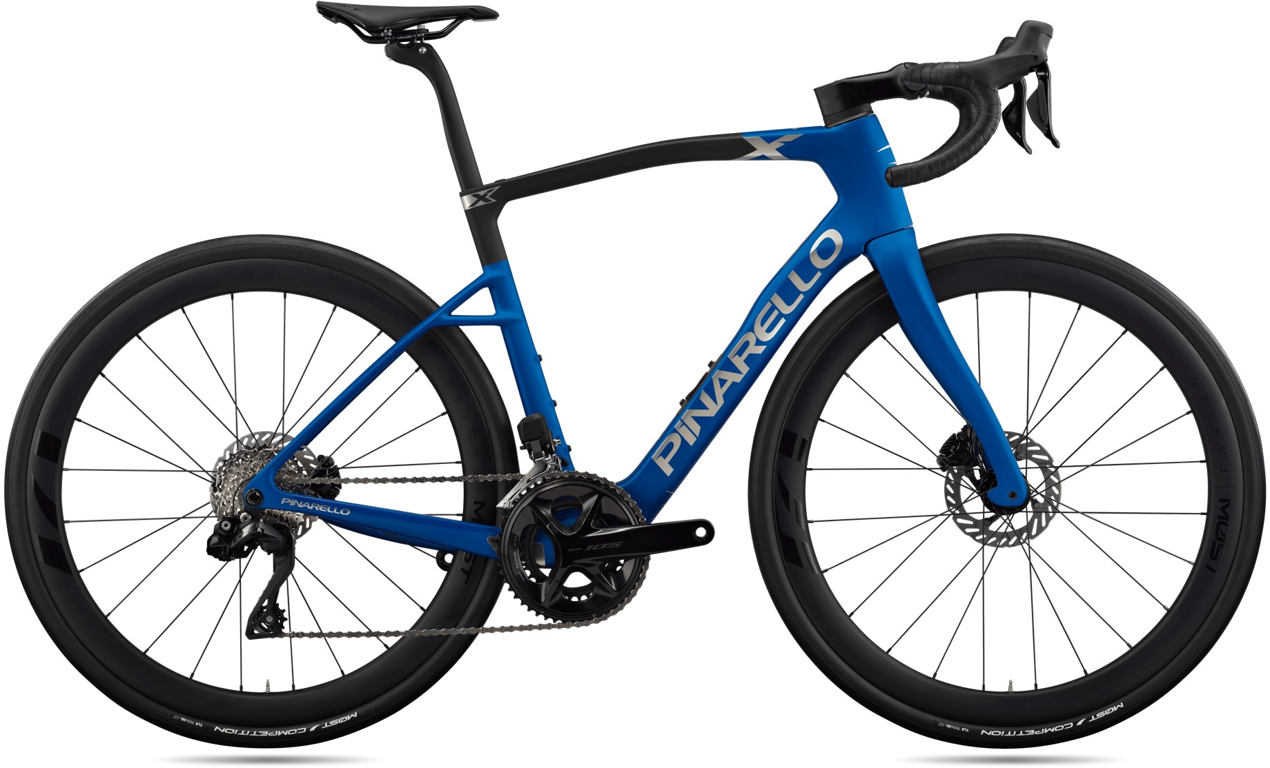 2026 PINARELLO X5 DISC 105 Di2 MOST CARBON WHEELS 53cm - Image 2